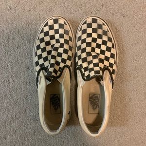 Black and White Checkered Vans